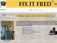 Tablet Screenshot of fixitfred.net